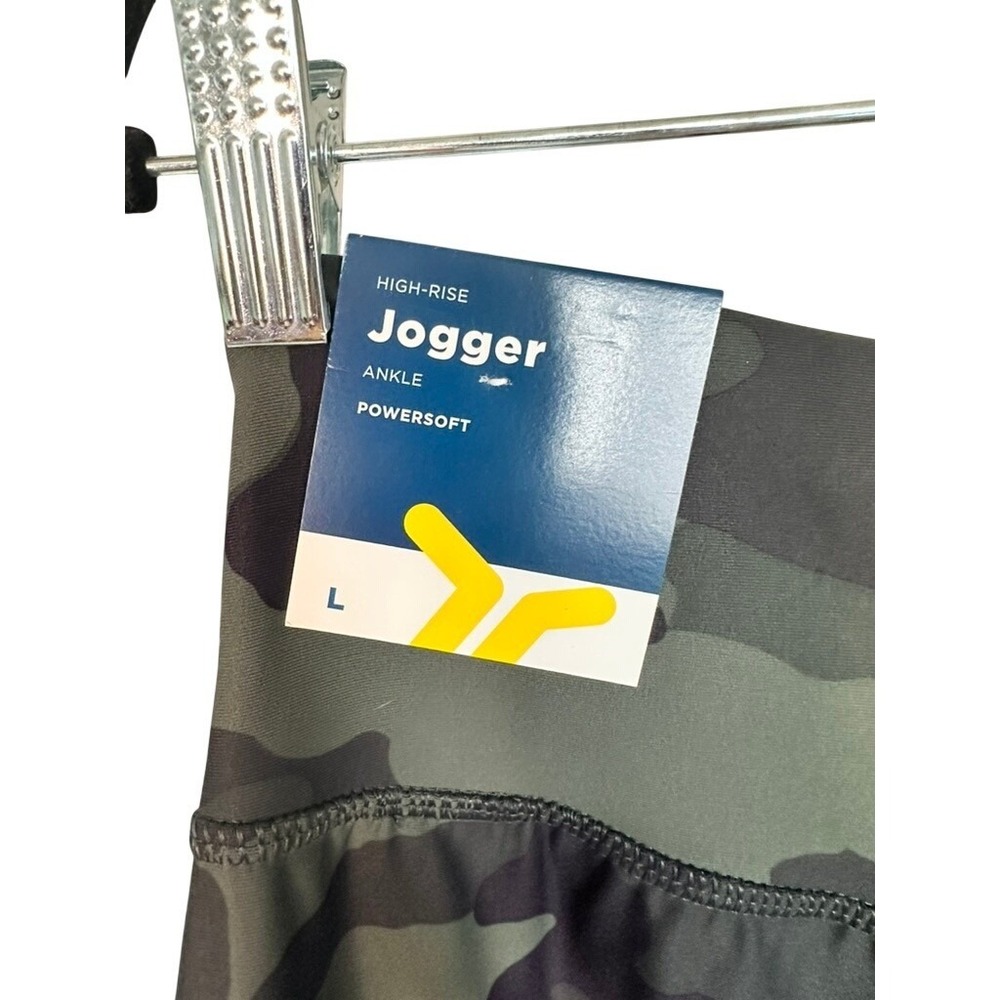 Old Navy Active Powersoft High-Rise Jogger Camo Green Ankle Pants L NEW - Picture 7 of 10
